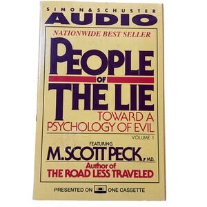 People of the Lie Toward a Psychology of Evil Vol 1 cassette audiobook 1992 Vtg